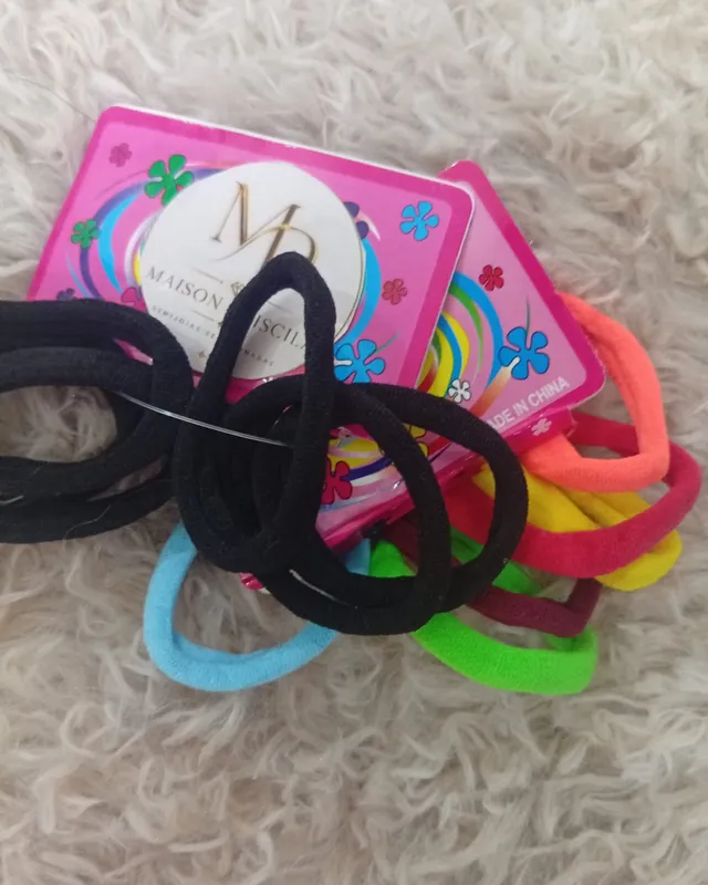 Kit de elásticos de cabelo